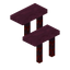 Crimson Skyline Stairs