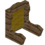 Yellow Pine Fancy Seat Back