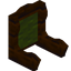 Green Edelwood Fancy Seat Back