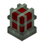 Red Zinc Cage Lamp