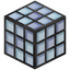 Square Light Blue Stained Glass