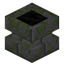 Mossy Stone Bricks Fire Pit - L