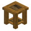 Stripped Palm End Table