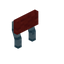 Red Skyris Raised Seat Back