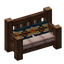 Darkwood Geometric Sofa