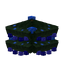Blue Decorated Christmas Tree Bottom