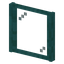Stripped Warped Pane Window