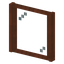 Stripped Acacia Pane Window