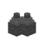 Diagonal Small Pillars Lower Stone