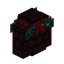 Nether Brick Wall with Lit Garland (Multi Lights)