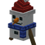 Snowman With Santa Hat