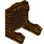 Brown Aurum Fancy Seat Back
