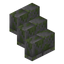 Mossy Stone Brick Compact Stairs