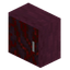 Stripped Crimson Kitchen Cabinet