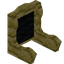 Black Yellow Bioshroom Fancy Seat Back