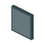 Clear Icy Blue Stained Glass Pane