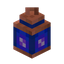 Blue Waxed Copper Lantern
