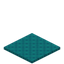 Cross Haired Cyan Carpet