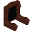 Black Redwood Fancy Seat Back