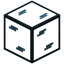 Cyan Dark Fused Quartz