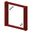 Stripped Redwood Pane Window