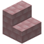 Pink Silt Shingle Stairs
