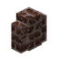 Cracked Umber Brick Wall