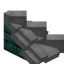 Light Gray Longer Roof (Warped)
