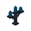 Light Blue Iron Candelabra