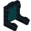 Cyan Ancient Fancy Seat Back