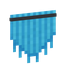 Long Light Blue Kitchen Curtains