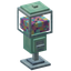 Mint Green Gumball Machine