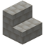 White Silt Shingle Stairs