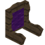 Purple Twilight Oak Fancy Seat Back