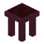 Stripped Crimson Stool