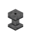 Polished Diorite Standing Torch