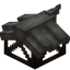 Gray Longer Top Roof Block (Framed)