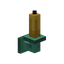 Oxidized Yellow Copper Wall Candle