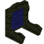 Blue Grongle Fancy Seat Back