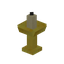 Golden Candle Holder