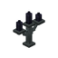 Black Silver Candelabra