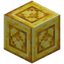 Bordered Raw Gold Block