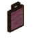 Pink Dark Oak Tall Seat Back