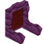Red Pink Bioshroom Fancy Seat Back