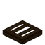 Dark Oak Barred Trapdoor