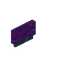 Purple Warped Small Seat Back