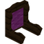 Magenta Dark Oak Fancy Seat Back