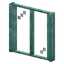 Rectangle Prismarine Window
