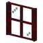 Crimson Stem Four Pane Window