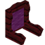 Magenta Demonic Fancy Seat Back